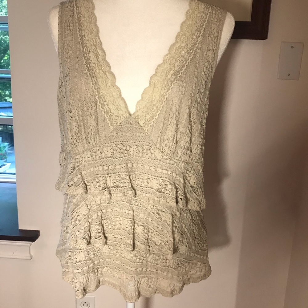 Awesome Lace top. dress up or down.